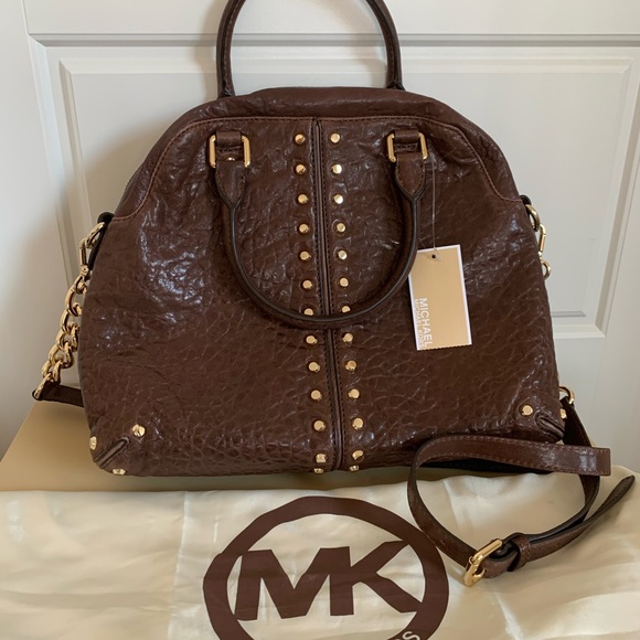 💯 Michael Kors Leather Handbag - NWT - Picture 2 of 3
